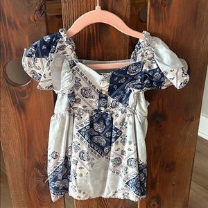 Wrangler toddler paisley print bandana dress with bloomers